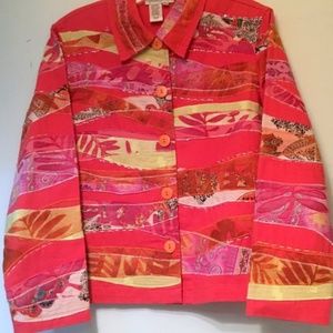 Vintage ColdWater Creek Crazy Quilt Jacket